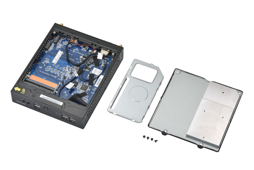 Shuttle XPC slim Barebone DS50U5, i5-1335U, 2x LAN (1x 2.5Gbit ,1x 1Gbit), 1xCOM,1xHDMI,1xDP, 1x VGA, ventilatorloos , 24/7 perm - Afbeelding 8