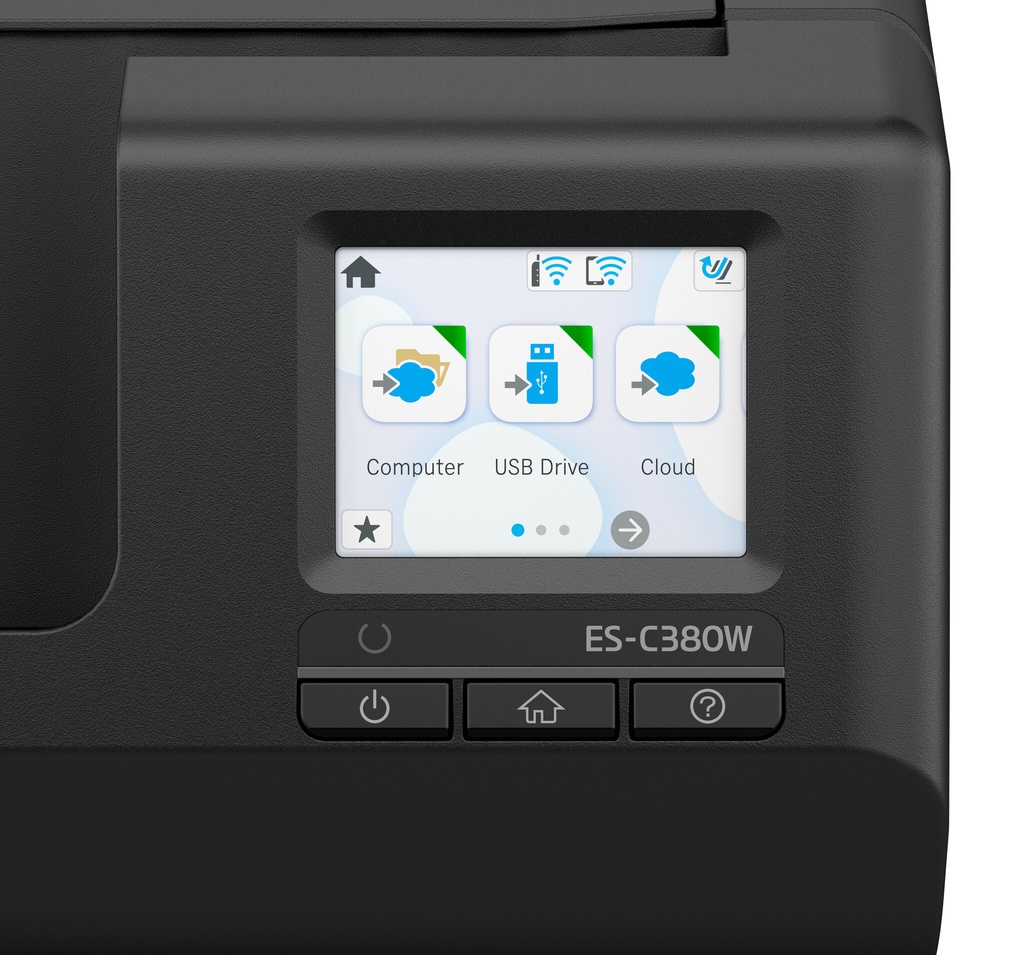Epson ES-C380W compacte A4-documentscanner met Wi-Fi-connectiviteit en U-traject - Afbeelding 17