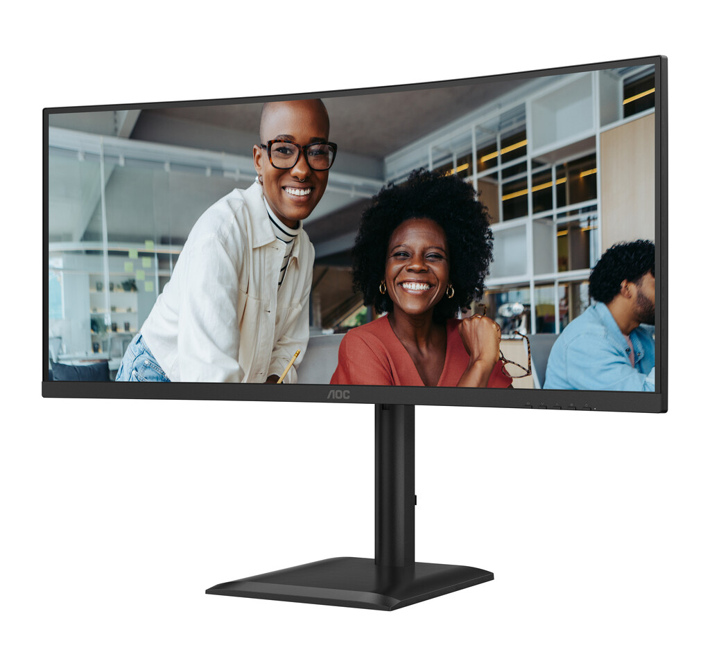 AOC E4 CU34E4CV computer monitor 86,4 cm (34") 3440 x 1440 Pixels UltraWide Quad HD LCD Zwart - Afbeelding 6