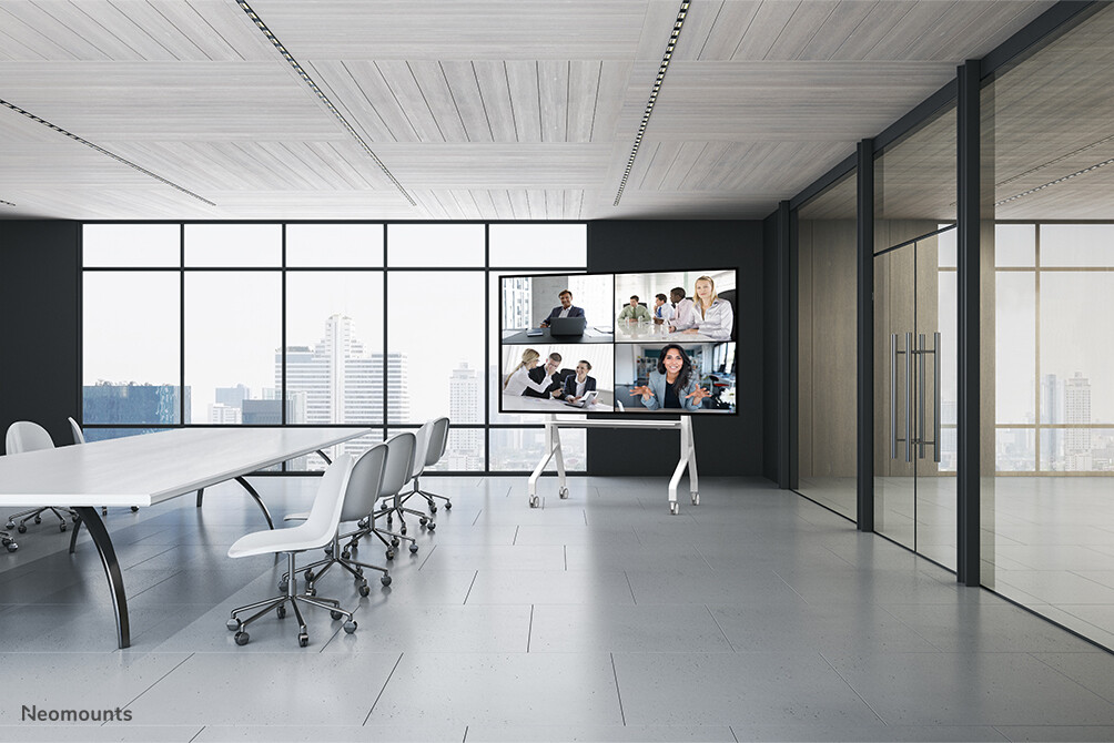 Neomounts FL50-575WH1 TV trolley 65-115" - snelle installatie - TÜV - Afbeelding 16