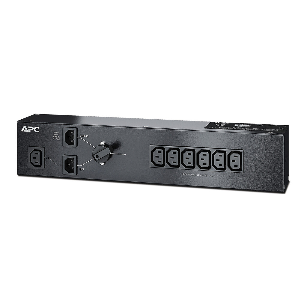 APC SERVICE BYPASS PDU, 230 V 10 AMP met (6) IEC C13