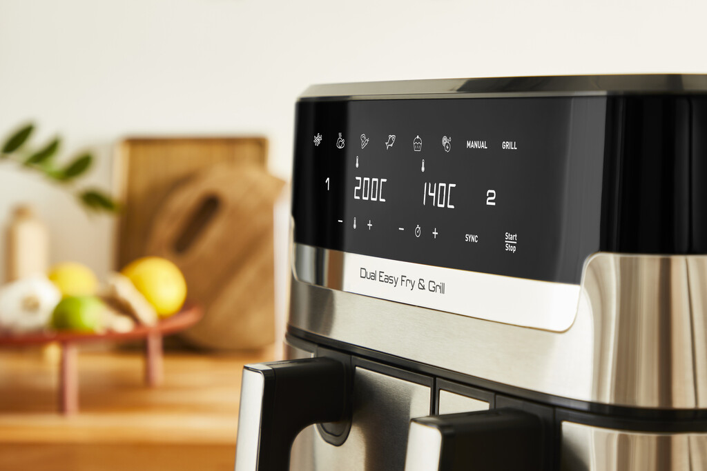 Tefal Dual Easy Fry & Grill Easy Fry & Grill Dual EY905D air fryer met dubbele lades - 8 programma's - 5,2 L + 3,1 L - Afbeelding 18