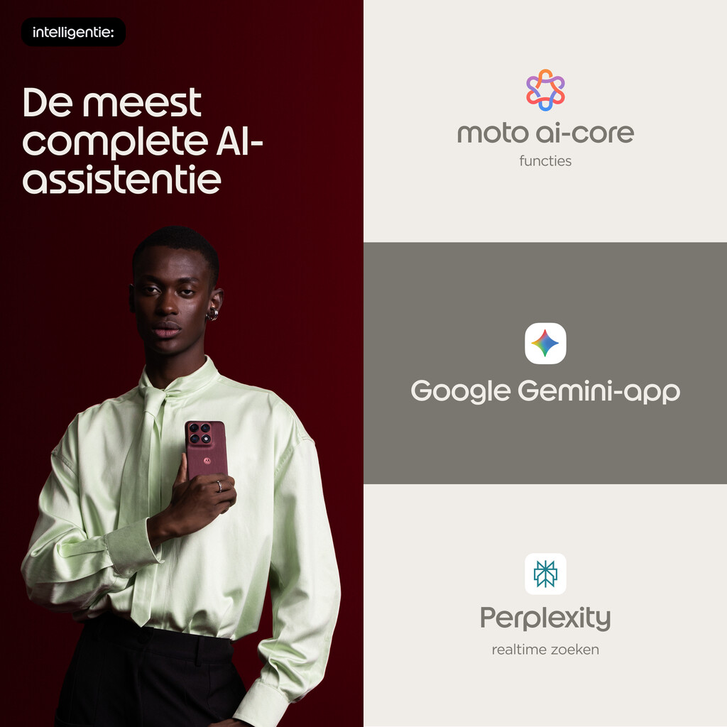 Motorola edge 70 pro 17,2 cm (6.78") Dual SIM Android 16.0 5G USB Type-C 8 GB 256 GB 6500 mAh Bordeaux - Afbeelding 9