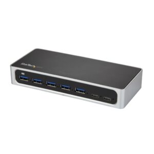StarTech.com 7 Port USB-C Hub met Fast Charge poort - USB-C naar 5x USB-A 2x USB-C (USB 3.0 SuperSpeed 5Gbps) - USB 3.2 Gen 1 Ty