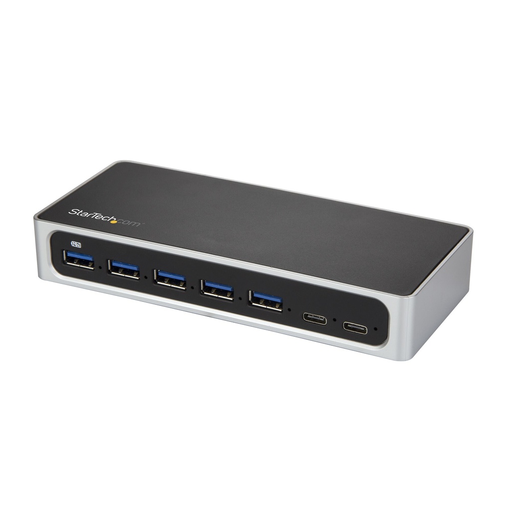 StarTech.com 7 Port USB-C Hub met Fast Charge poort - USB-C naar 5x USB-A 2x USB-C (USB 3.0 SuperSpeed 5Gbps) - USB 3.2 Gen 1 Ty