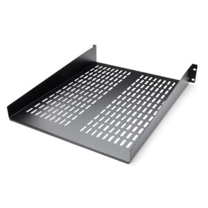 StarTech.com 2U Server Rack Schap - Universele Geventileerde Rack Mount Cantilever Shelf voor 19" Netwerk Kast & Apparatuur - He