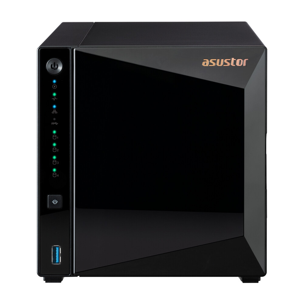 Asustor DRIVESTOR 4 Pro Gen2 AS3304T V2 NAS Realtek RTD1619B 2 GB DDR4 ADM Zwart