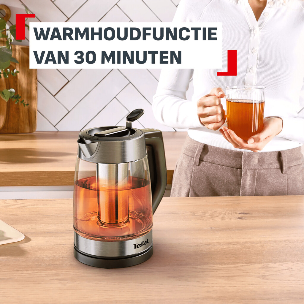 Tefal Element BJ760D 1,7 L waterkoker met temperatuurregeling - Afbeelding 7