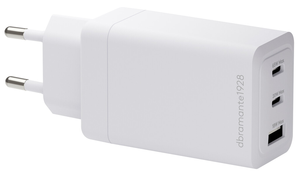 dbramante1928 CI65EUBL7232 oplader voor mobiele apparatuur Laptop, Smartphone, Tablet Wit AC Snel opladen Binnen