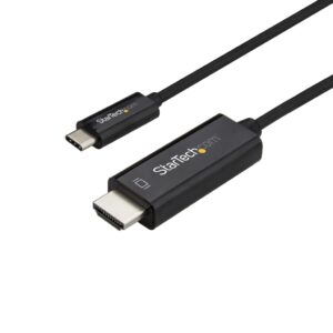 StarTech.com 1m USB C naar HDMI Kabel, 4K 60Hz USB Type C naar HDMI 2.0 Video Adapter Kabel, Thunderbolt 3 Compatibel, Laptop na