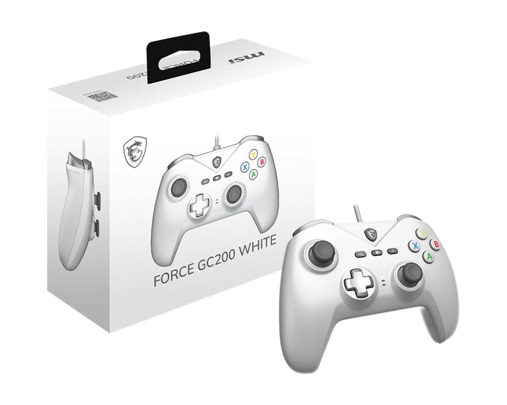 MSI FORCE GC200 WHITE game controller Wit USB Gamepad Analoog/digitaal Android, PC - Afbeelding 5