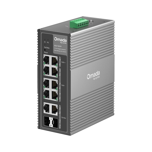 TP-Link Omada IES210GPP netwerk-switch Managed Gigabit Ethernet (10/100/1000) Power over Ethernet (PoE) DIN rail Grijs - Afbeelding 3