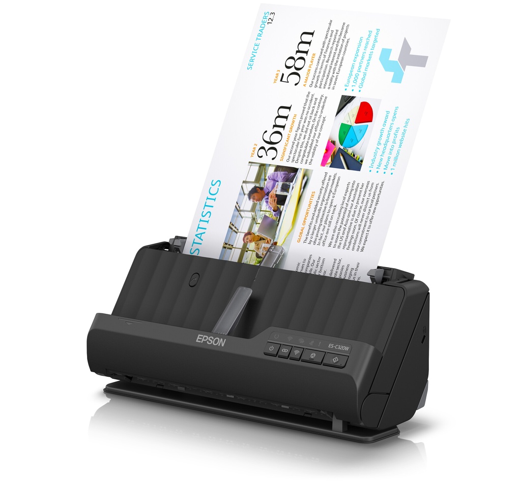 Epson ES-C320W compacte A4-documentscanner met Wi-Fi-connectiviteit en U-traject - Afbeelding 6