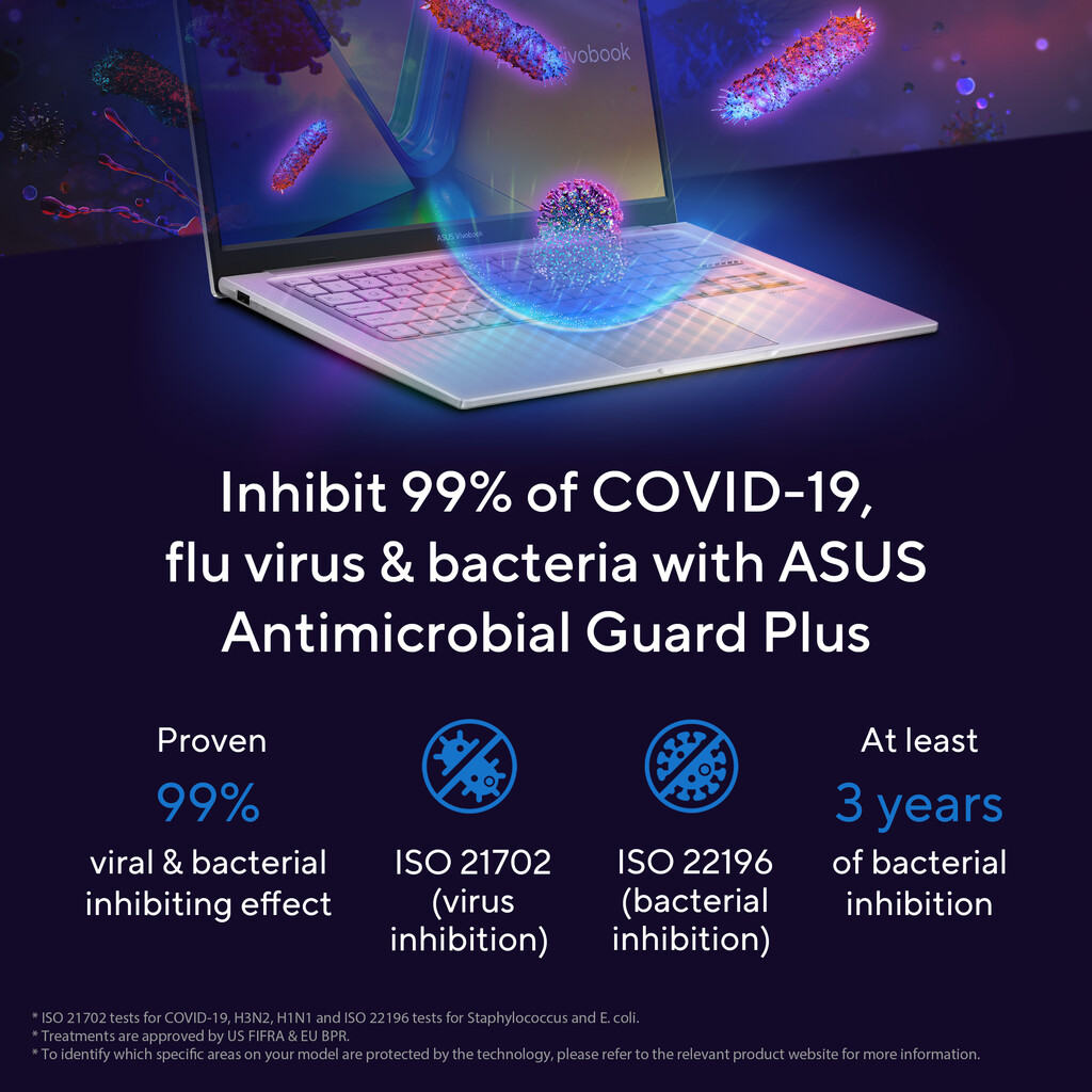 ASUS Vivobook 14 X1404VA-EB2161W Intel Core 5 120U Laptop 35,6 cm (14") Full HD 16 GB DDR5-SDRAM 512 GB SSD Wi-Fi 6 (802.11ax) W - Afbeelding 12
