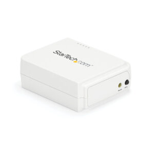StarTech.com 1-poorts USB Wireless N netwerkprintserver met 10/100 Mbps Ethernet-poort 802.11 b/g/n