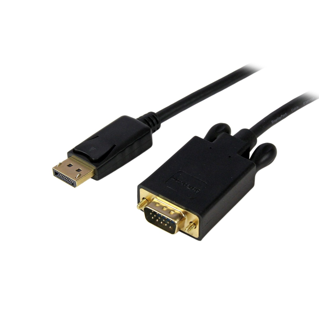 StarTech.com 1,8m DisplayPort naar VGA Kabel, Actieve DisplayPort naar VGA Adapter Kabel, 1080p Video, DP naar VGA Monitor Kabel