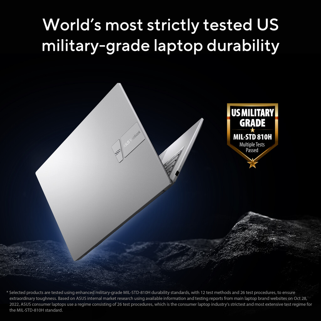 ASUS Vivobook 14 X1404VA-EB2161W Intel Core 5 120U Laptop 35,6 cm (14") Full HD 16 GB DDR5-SDRAM 512 GB SSD Wi-Fi 6 (802.11ax) W - Afbeelding 16