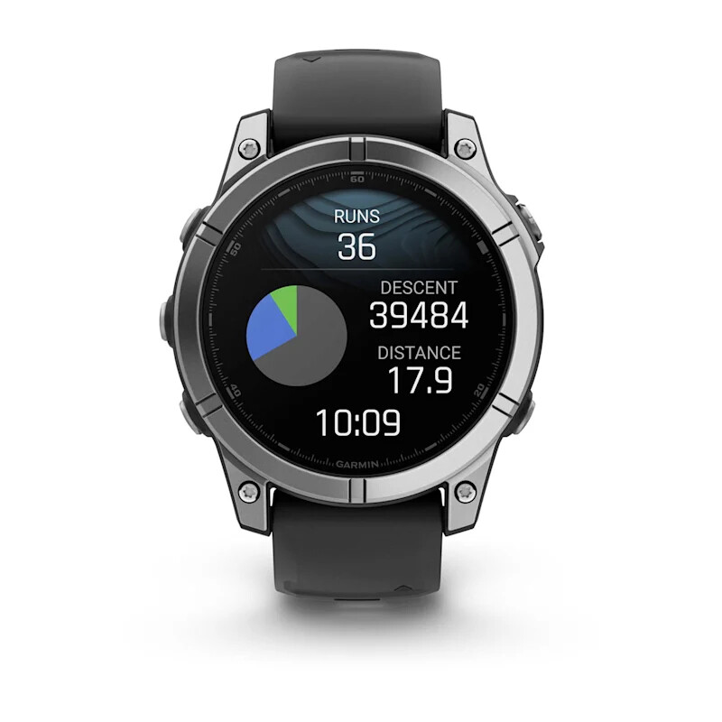 Garmin Fenix E 3,3 cm (1.3") AMOLED 47 mm Digitaal 416 x 416 Pixels Touchscreen Roestvrijstaal Wifi GPS - Afbeelding 6