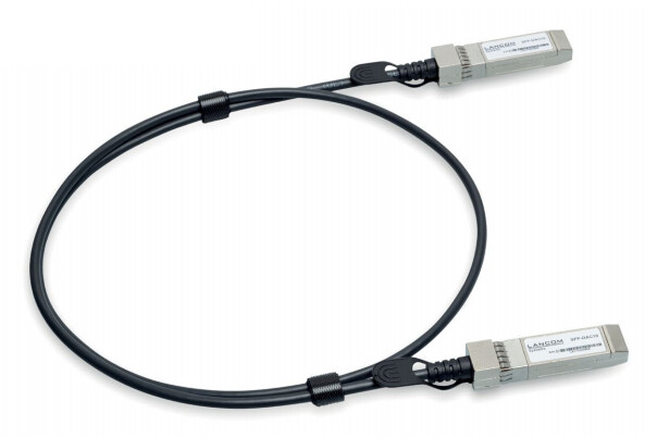 LANCOM SFP-DAC10-1m InfiniBand en Glasvezelkabel Zwart, Staal