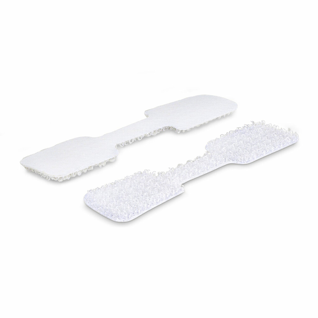 StarTech.com 9cm Kabel Labels, 100 Pack, Wit, Klittenband Kabel Tag, Beschrijfbare Kabellabels voor Kabelbeheer, Kabelmarkering
