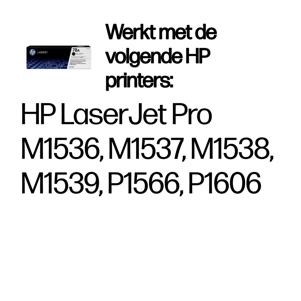 HP 78A originele zwarte LaserJet tonercartridge - Afbeelding 5