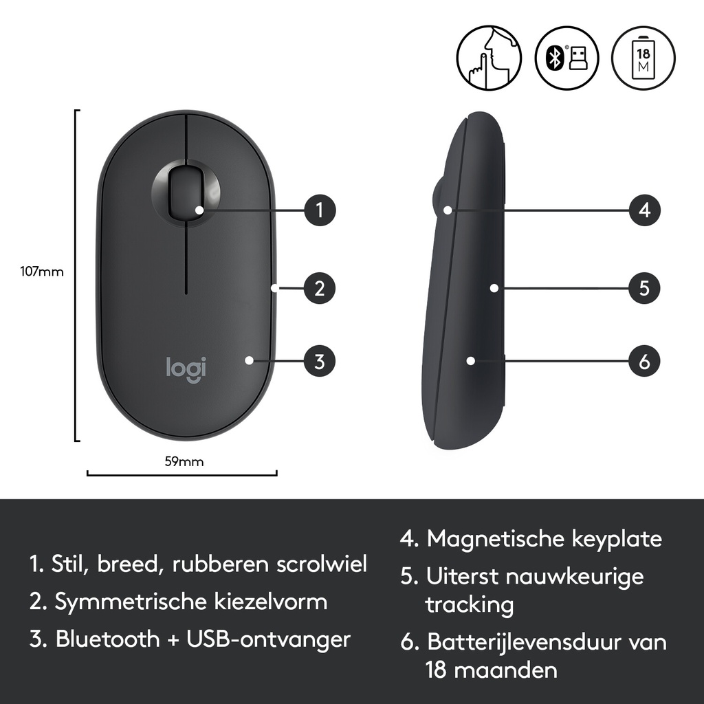 Logitech Pebble M350 - Afbeelding 11