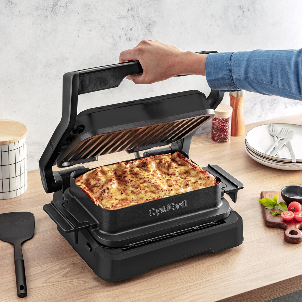 Tefal OptiGrill 4in1 OptiGrill 4-in-1 GC7748 intelligent grill voor complete maaltijden zwart - Afbeelding 18