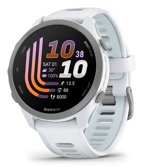 Garmin Forerunner 170 3,05 cm (1.2") AMOLED 30 mm Digitaal 390 x 390 Pixels Touchscreen Wit GPS