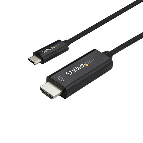 StarTech.com 2m USB-C naar HDMI Kabel - 4K 60Hz USB Type C naar HDMI 2.0 Video Adapter Kabel - Compatibel met Thunderbolt 3 - La