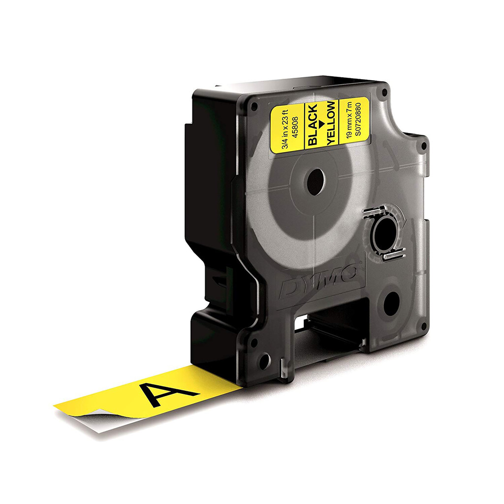 DYMO originele D1 labels | Zwarte Tekst op Geel Label | 19 mm x 7 m | Zelfklevende etiketten voor de LabelManager labelprinter - Afbeelding 4