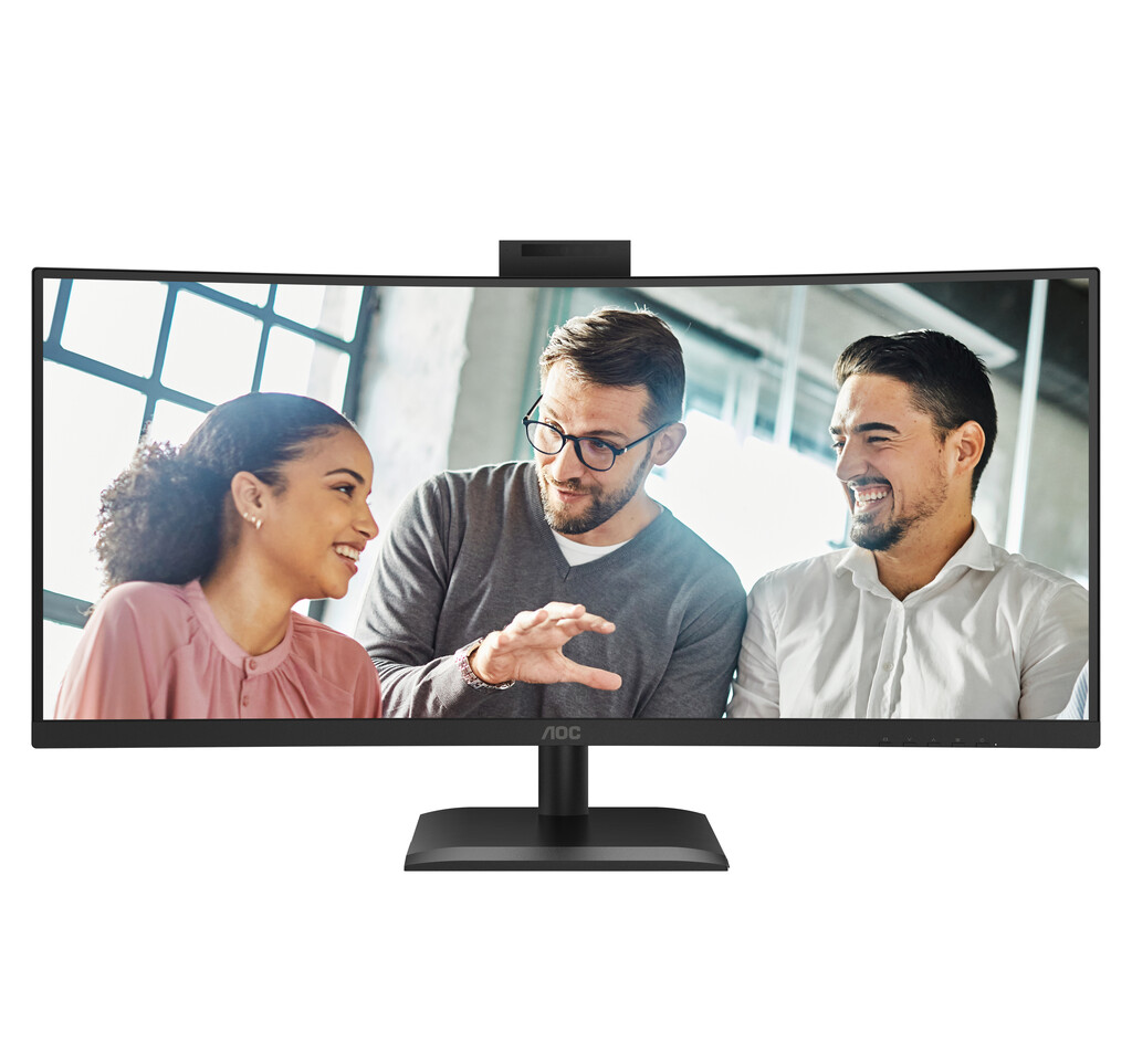 AOC E4 CU34E4CW computer monitor 86,4 cm (34") 3440 x 1440 Pixels UltraWide Quad HD LED Zwart - Afbeelding 6