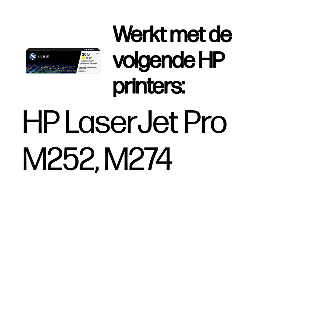 HP 201A originele gele LaserJet tonercartridge - Afbeelding 2
