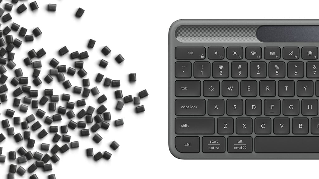 Logitech Signature Slim Solar + K980 toetsenbord Universeel RF-draadloos + Bluetooth QWERTZ Duits Grafiet - Afbeelding 7
