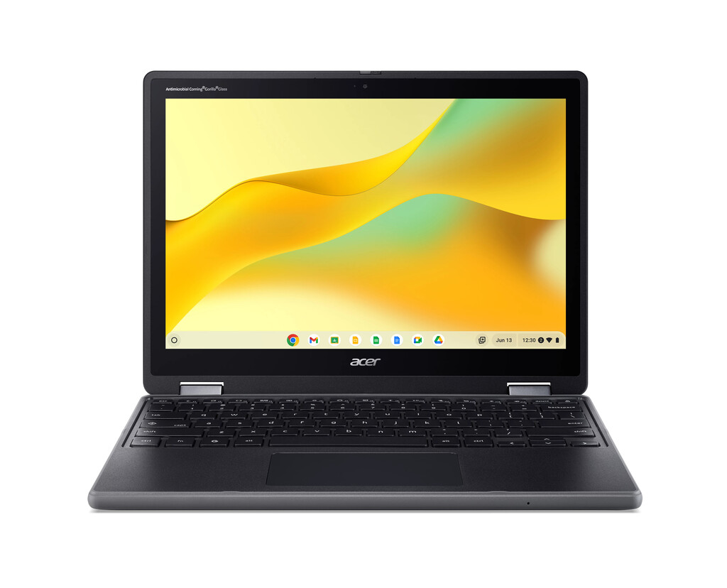Acer Chromebook R857T-TCO-C04U Intel® N N150 31 cm (12.2") Touchscreen WUXGA 8 GB LPDDR5x-SDRAM 64 GB eMMC Wi-Fi 6E (802.11ax) C - Afbeelding 2