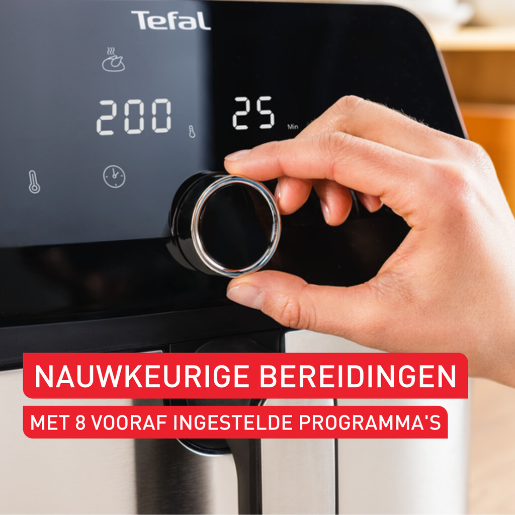 Tefal Easy Fry Mega EY855D Air fryer - 8 programma's - 7,5 L - Afbeelding 4