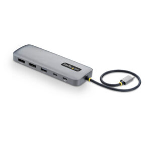StarTech.com 10-in-1 USB-C naar Dual DisplayPort Multiport Adapter, 100W Power Delivery Charging, 2x 4K 60Hz, 5-Port 5Gbps Hub,