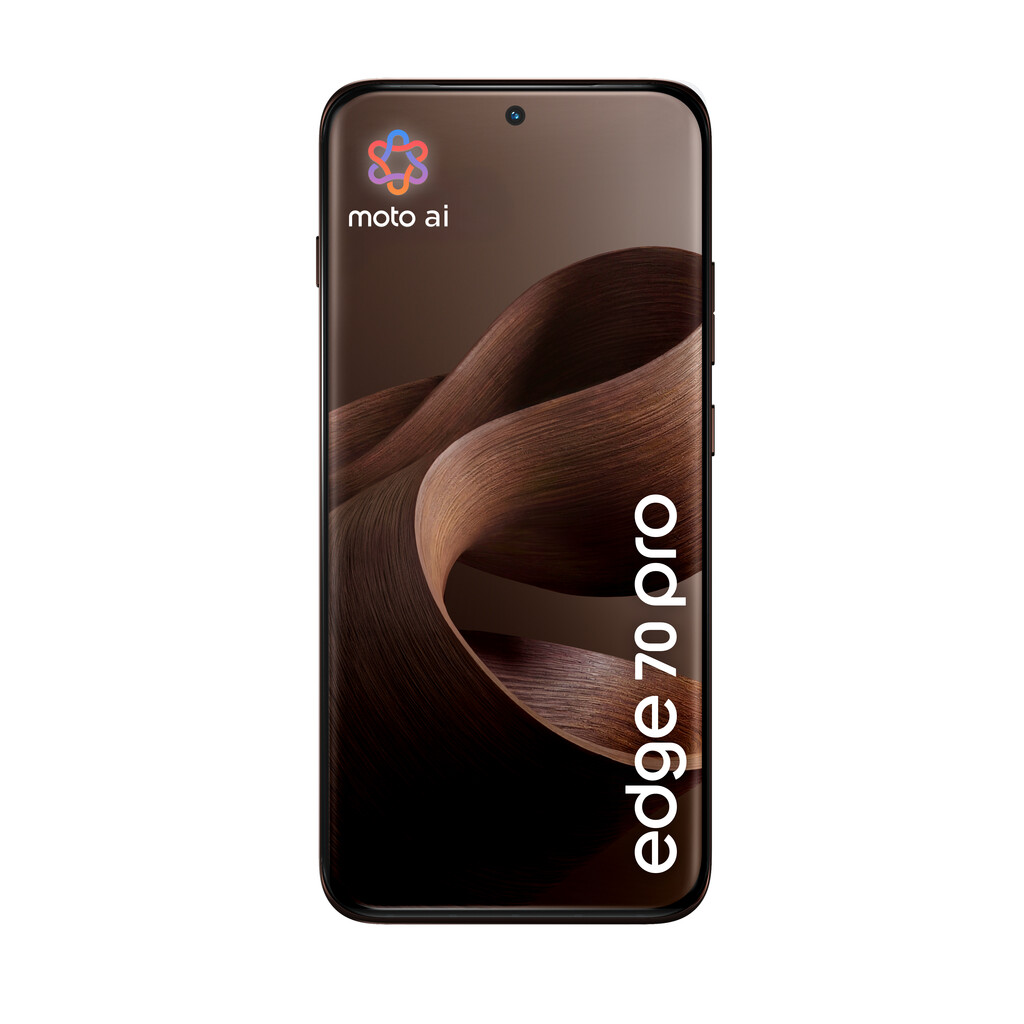 Motorola edge 70 pro 17,2 cm (6.78") Dual SIM Android 16.0 5G USB Type-C 8 GB 256 GB 6500 mAh Hout - Afbeelding 3