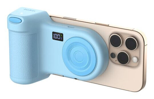 Belkin Stage PowerGrip Actieve houder Mobiele telefoon/Smartphone Lichtblauw - Afbeelding 2