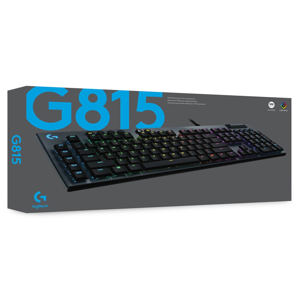 Logitech G G815 LIGHTSYNC RGB Mechanical Gaming Keyboard - Afbeelding 6