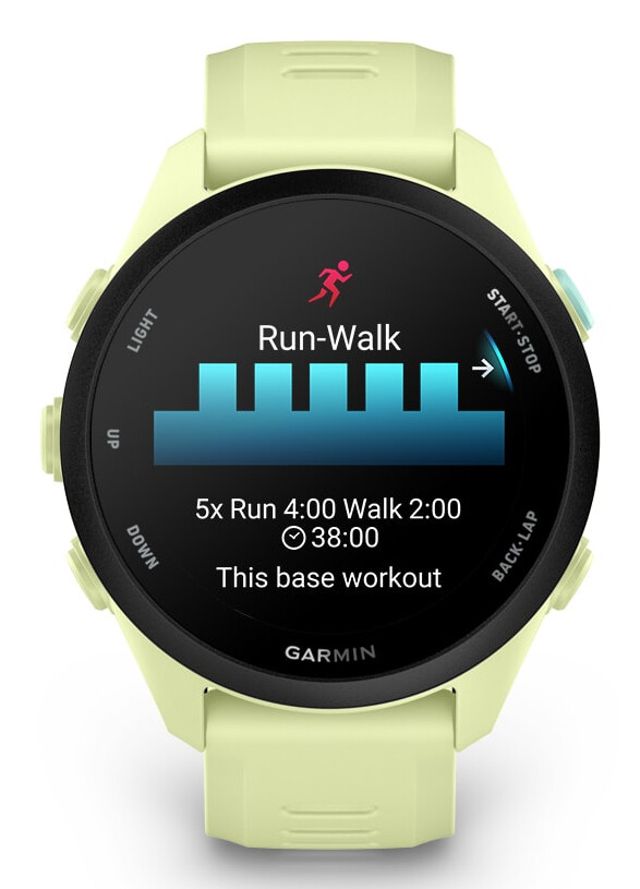 Garmin Forerunner 70 3,05 cm (1.2") AMOLED 30 mm Digitaal 390 x 390 Pixels Touchscreen Limoen GPS - Afbeelding 7