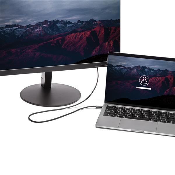 StarTech.com 2m USB-C naar HDMI Kabel - 4K 60Hz USB Type C naar HDMI 2.0 Video Adapter Kabel - Compatibel met Thunderbolt 3 - La - Afbeelding 2