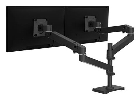 Ergotron LX Pro Series 45-690-292 flat panel bureau steun 68,6 cm (27") Zwart - Afbeelding 2