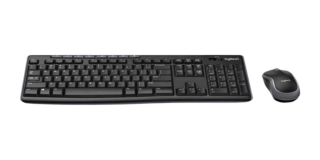 Logitech MK270 toetsenbord Inclusief muis Kantoor RF Draadloos Scandinavisch Zwart - Afbeelding 2