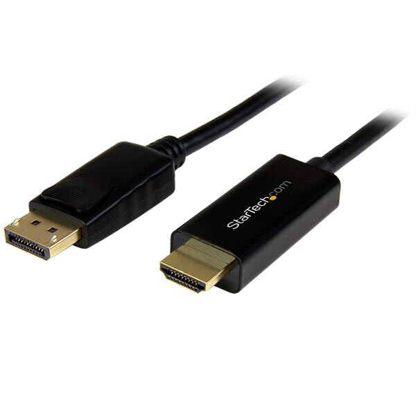 StarTech.com 3m DisplayPort naar HDMI Kabel, 4K 30Hz, DisplayPort naar HDMI Adapter Kabel, DP 1.2 naar HDMI Monitor Kabel Conver
