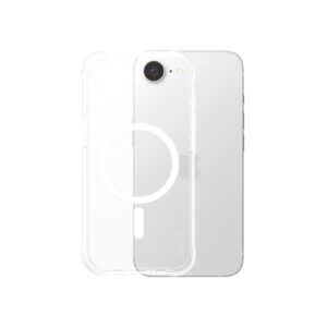 PanzerGlass CARE™ by ® Samba Case Transparent w. White Qi Compatible iPhone 17e | 16e mobiele telefoon behuizingen Hoes Transpar