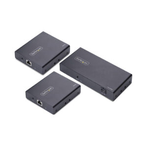 StarTech.com 2-Port HDMI Extender en Splitter Over CAT6, 4K 60Hz, Tot 70m, 1x2 HDMI over Ethernet Distributie Kit met IR en Pow