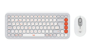 Logitech 920-013276 toetsenbord Inclusief muis Universeel Bluetooth QWERTZ Zwitsers Wit