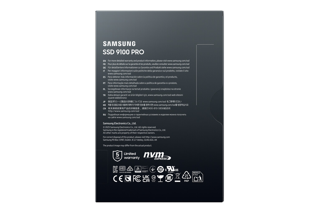 Samsung MZ-VAP1T0 1 TB M.2 PCI Express 5.0 NVMe V-NAND TLC - Afbeelding 7