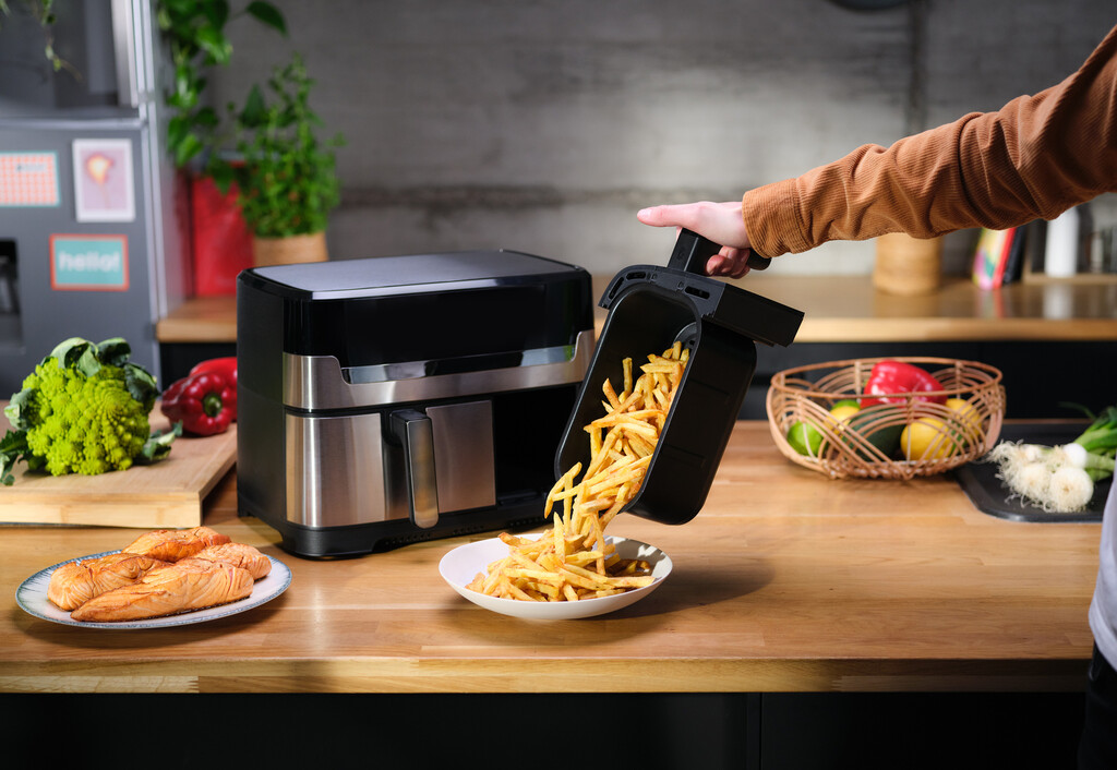 Tefal Dual Easy Fry & Grill Easy Fry & Grill Dual EY905D air fryer met dubbele lades - 8 programma's - 5,2 L + 3,1 L - Afbeelding 10