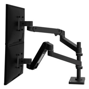 Ergotron LX Pro Series 45-690-292 flat panel bureau steun 68,6 cm (27") Zwart